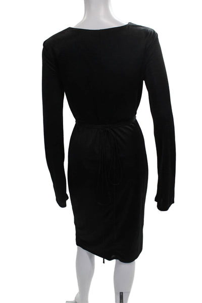Love Whit by Whitney Port Women Bodycon Dress Black Long Sleeve Size S