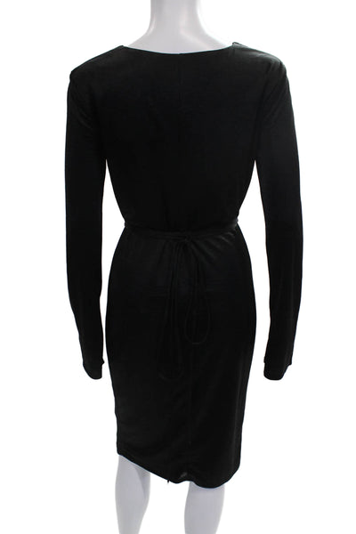 Love Whit by Whitney Port Women Bodycon Dress Black Long Sleeve Size S