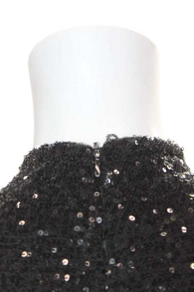 Rachel Rachel Roy Women Black Halter Maxi Dress Zip Size XS