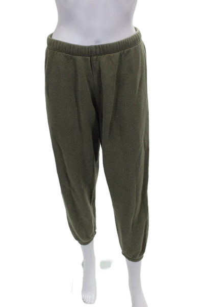 Jenni Kayne Womens Cotton Pull On Sweatpants Green Size S