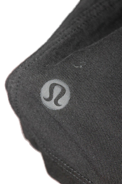 Lululemon Womens Basic T-Shirt Black Cotton Blend Short Sleeve Size S