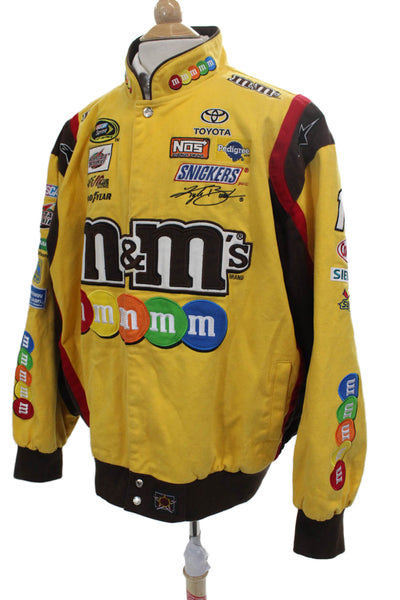 JH Design Womens Clothing Jacket Yellow Cotton Blend Multicolor Button Size 3XL