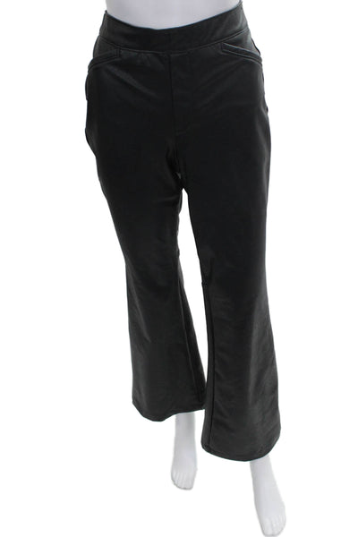 Spanx Womens Dress Pants Black Polyester Pull On Size M