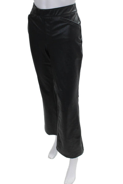 Spanx Womens Dress Pants Black Polyester Pull On Size M