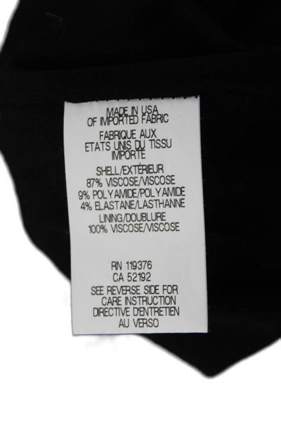 Helmut Lang Womens Straight Pencil Black Skirt Size S