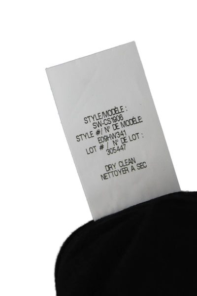 Helmut Lang Womens Straight Pencil Black Skirt Size S