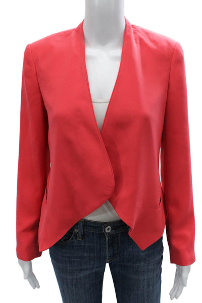Vince Camuto Women Red Long Sleeve Blazer Size 4P