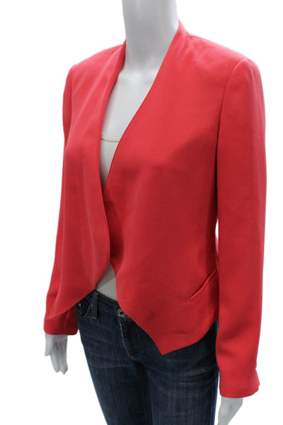 Vince Camuto Women Red Long Sleeve Blazer Size 4P