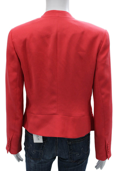 Vince Camuto Women Red Long Sleeve Blazer Size 4P