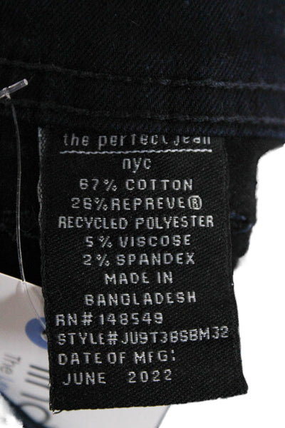 The Perfect Jean Mens Straight Jeans Blue Cotton Blend Size 40