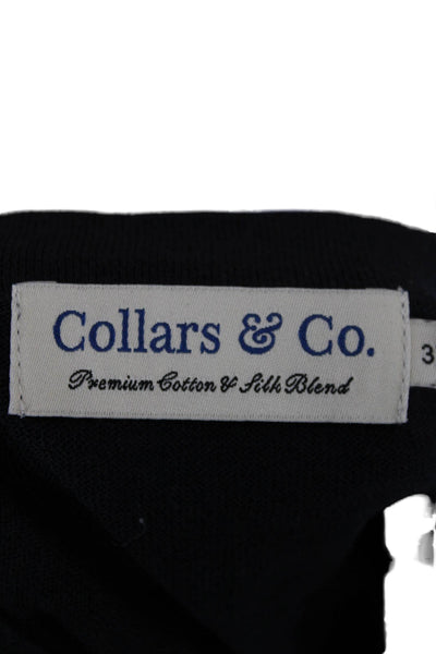 Collars & Co. Mens T-Shirt Blue Cotton Crew Neck Short Sleeve Size 3XL
