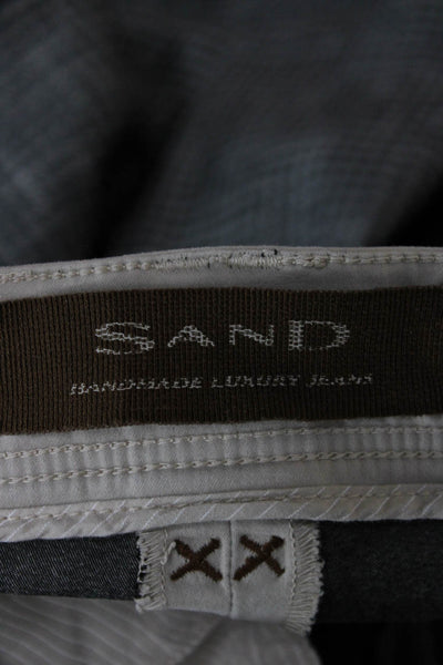 Sand Mens Chino Pants Beige Cotton Blend Inseam 30 Size 32