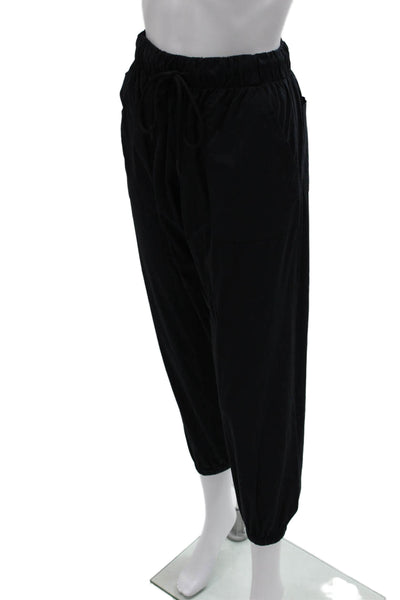 Electric & Rose Womens Jogger Pants Black Nylon Drawstring Size XS