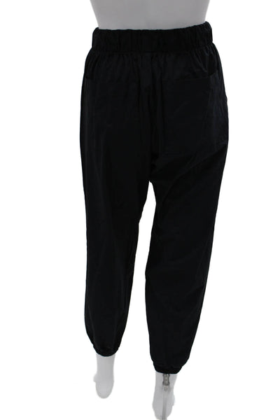 Electric & Rose Womens Jogger Pants Black Nylon Drawstring Size XS