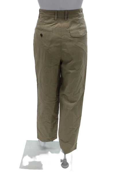 Alex Mill Womens Chino Pants Beige Cotton Button Inseam 29 Size 0