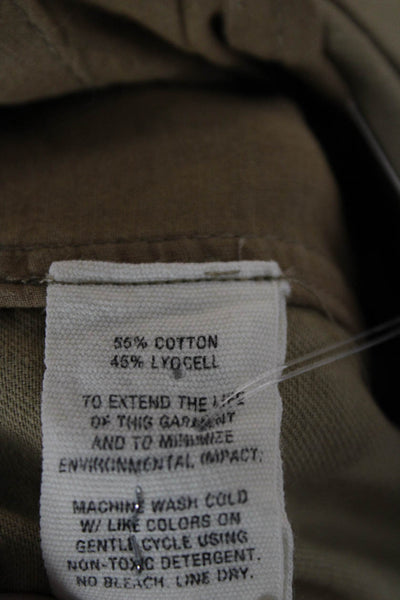 Alex Mill Womens Chino Pants Beige Cotton Button Inseam 29 Size 0