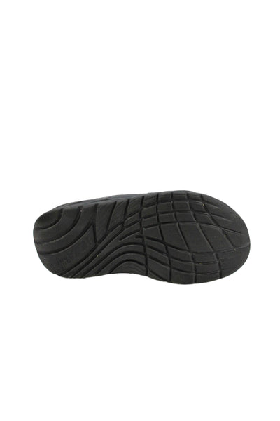 HOKA Womens Slip On Chunky Sole Rubber Slide Sandals Black Size 10