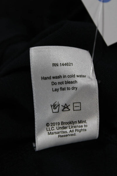 R13 Mens T-Shirt Black Cotton Graphic Crew Neck Short Sleeve Size M