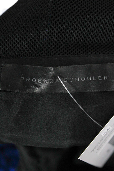Proenza Schouler Womens Fit & Flare Floral Sleeveless Dress Black Size 6