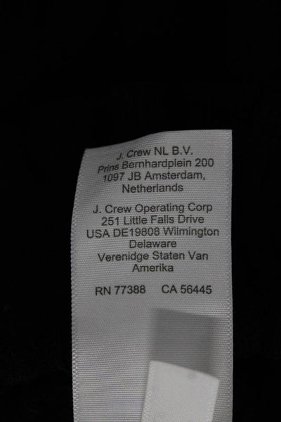 Madewell Womens Black Viscose Collared Cardigan Long Sleeve Solid Size S