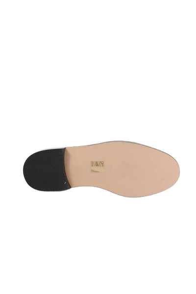 J Crew Womens Patent Leather Lace Up Oxford Flats Black Size 8