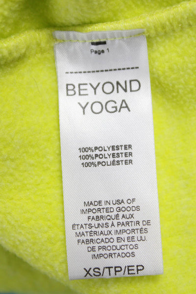 Beyond Yoga Women Pullover Sweatshirt Yellow Long Sleeve Size XS