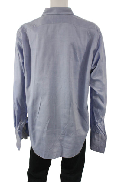 Polo Ralph Lauren Mens Cotton Button Down Shirt Blue Size 16.5-36