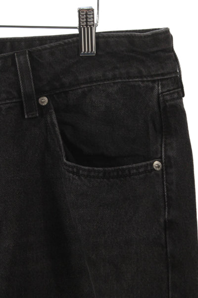 Levis Mens Wide-Leg Jeans Black Size 32
