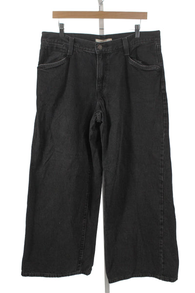 Levis Unisex Wide Leg Black Jeans Size 31