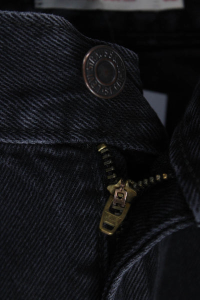 Levis Unisex Wide Leg Black Jeans Size 31