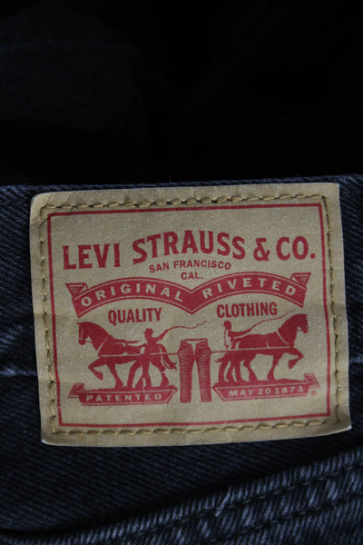 Levis Unisex Wide Leg Black Jeans Size 31