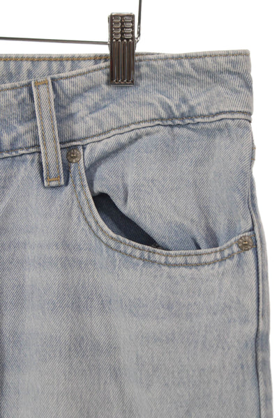 Levi Strauss & Co Unisex Straight Jeans Blue 100% Cotton Button Fly Size 32