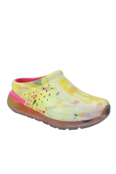 Ugg Womens Feel House Palm Springs Slide On Clogs Multi Colored Size 6