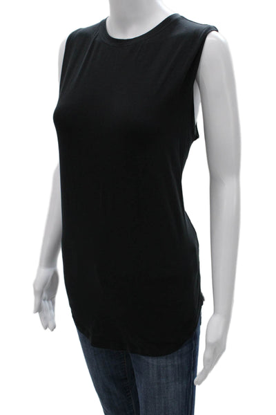 Lululemon Women Black Sleeveless Basic Tank Size 8