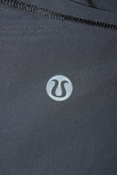 Lululemon Womens Sleeveless Basic Tank Black Nylon Round Neck Size 8