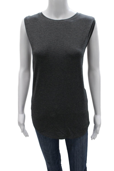 Lululemon Women Pima Cotton Sleeveless Tank Gray Size 8