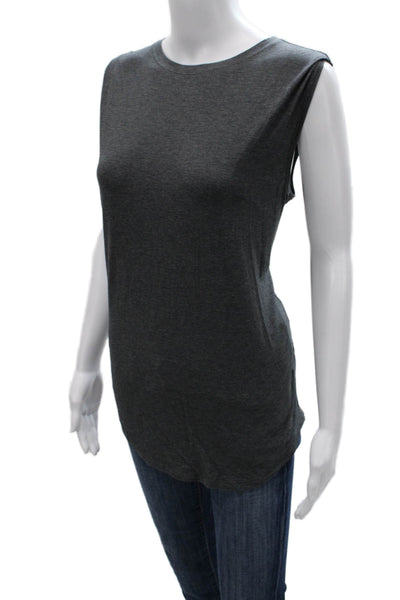 Lululemon Women Pima Cotton Sleeveless Tank Gray Size 8