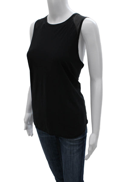 Lululemon Women Basic Tank Black Nylon Size 8