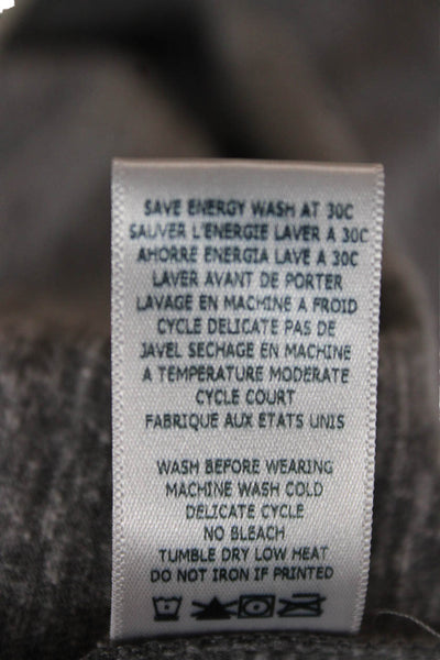 Sundry Women Sleeveless Crew Neck Tank Solid Gray Polyester Size 3