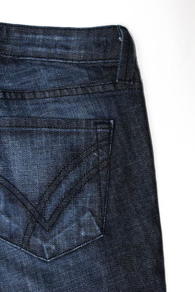 William Rast Blue Cotton Rachel Dark Wash Skinny Leg Jeans Size 26