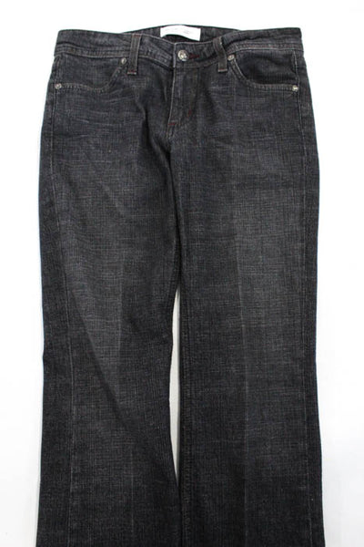 Habitual Gray Cotton Low Rise Boot Cut Jeans Size 27