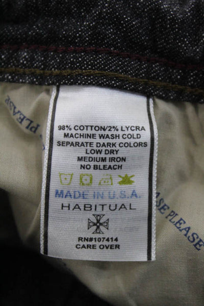 Habitual Gray Cotton Low Rise Boot Cut Jeans Size 27