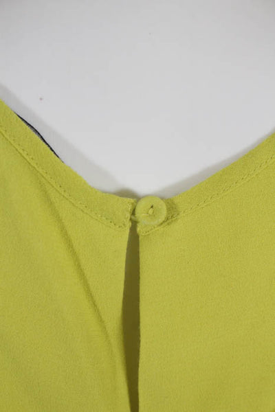 BCBG Max Azria Lime Green Open Back Tank Top Size Extra Extra Small