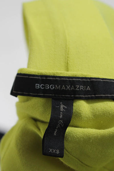 BCBG Max Azria Lime Green Open Back Tank Top Size Extra Extra Small