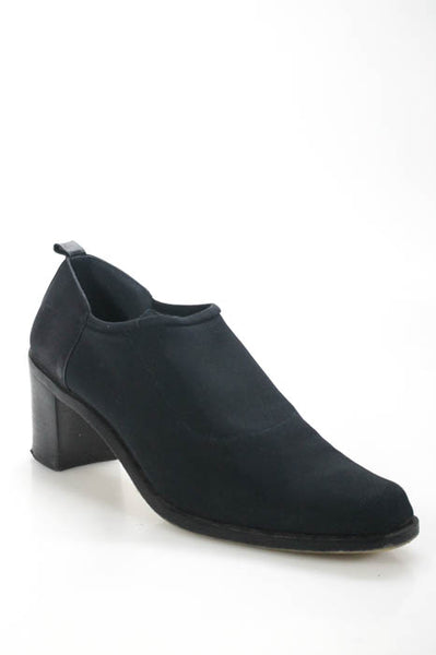 Donald J Pliner Black Mesh Round Toe Booties Size 9.5