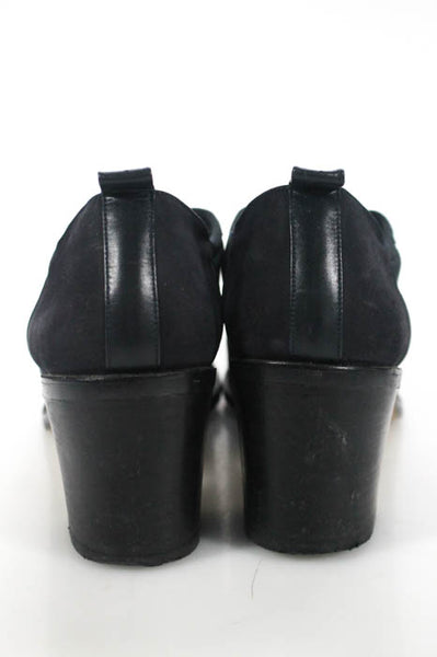 Donald J Pliner Black Mesh Round Toe Booties Size 9.5