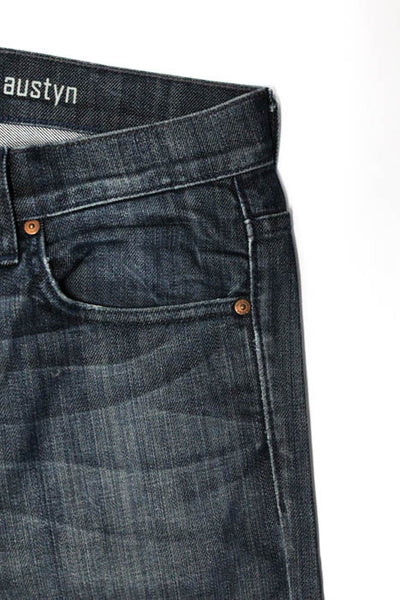 7 For All Mankind Mens Blue Cotton Dark Wash Austyn Jeans Size 32