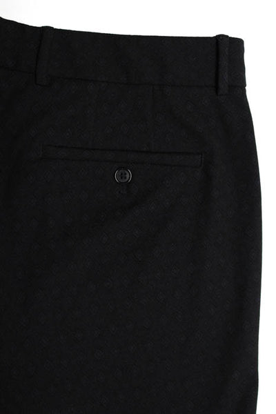 Theory Mens Black Embossed Straight Legged Tomas Pants Size 34 $250 NEW