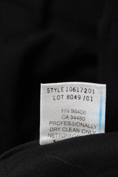 Theory Mens Black Embossed Straight Legged Tomas Pants Size 34 $250 NEW