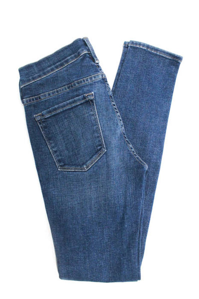 Frame Denim Blue Cotton Denim Le Skinny De Jeanne Skinny Jeans Pants Size 25